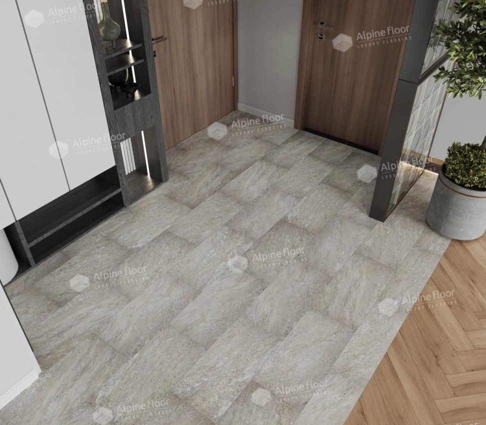 Кварц-винил Alpine floor Light Stone LVT 15-15 Шеффилд