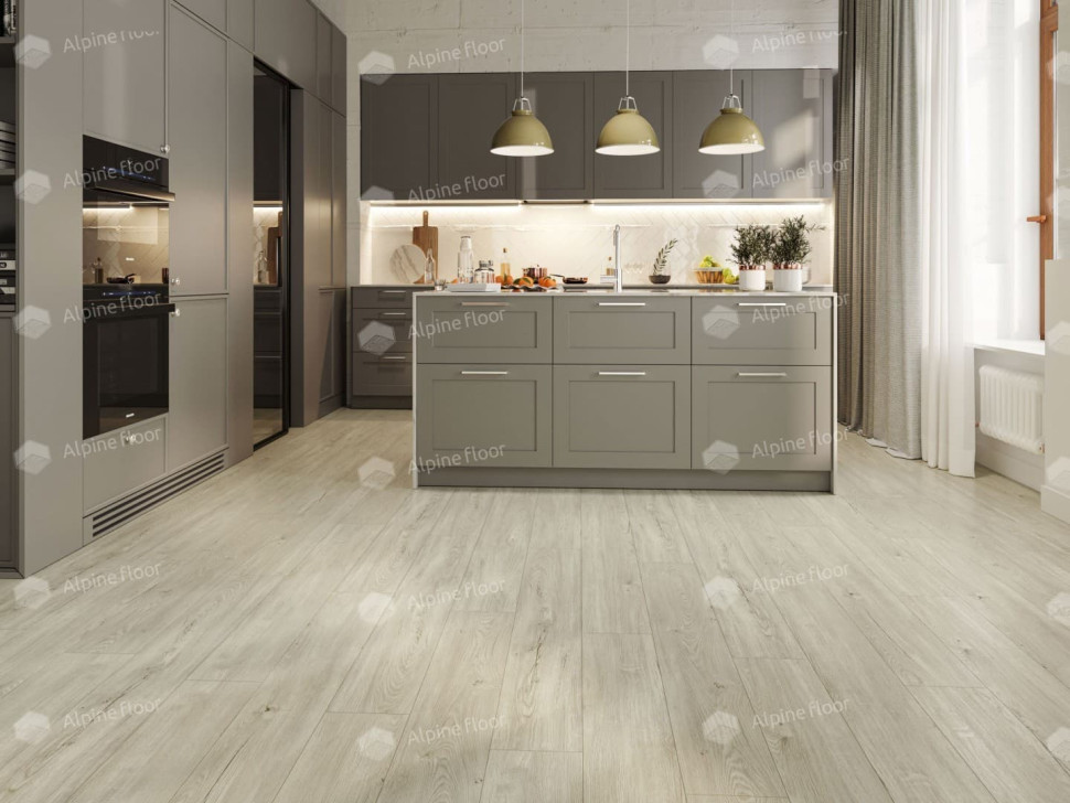 Кварц-винил Alpine floor Секвойя SPC 6-8 Секвойя Снежная