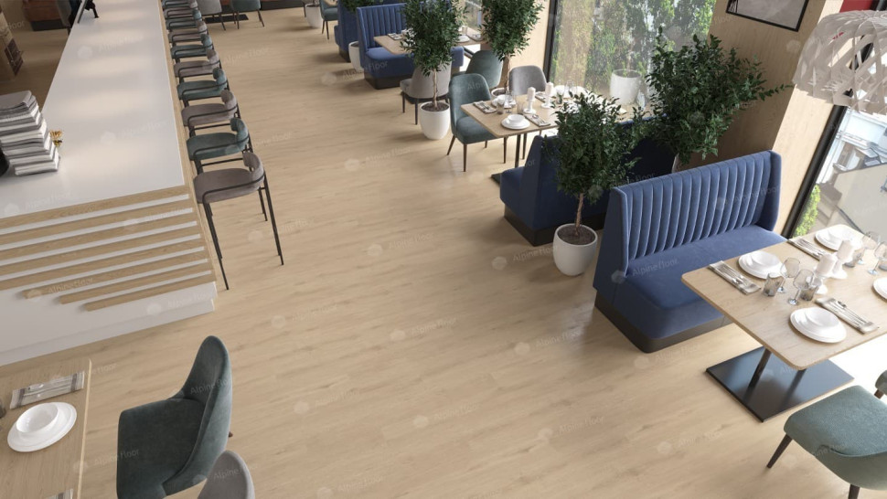 Кварц-винил Alpine floor Ультра 5-4 Дуб Ваниль