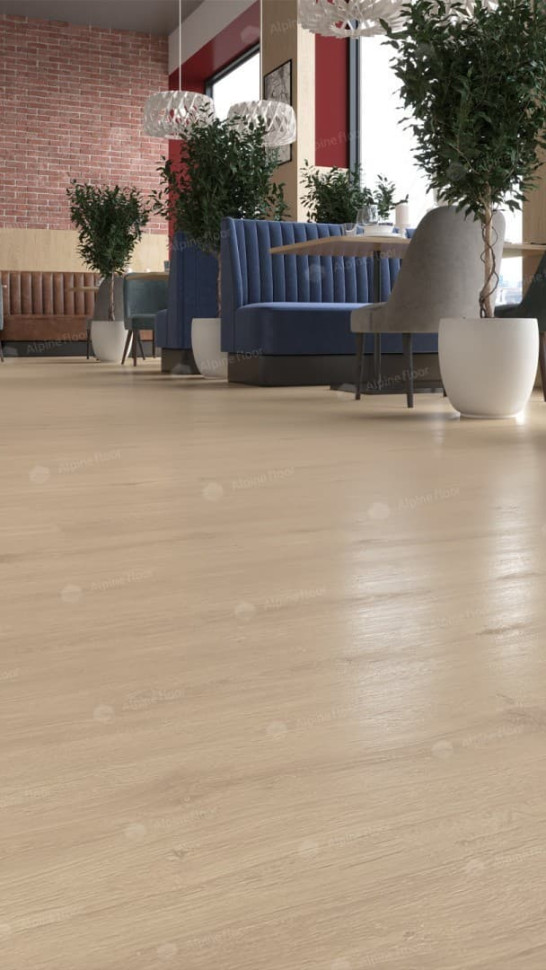 Кварц-винил Alpine floor Ультра 5-4 Дуб Ваниль