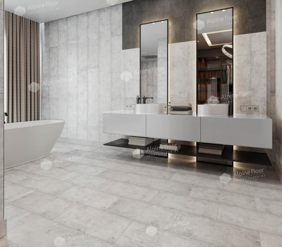 Кварц-винил Alpine floor Light Stone LVT 15-17 Сумидеро