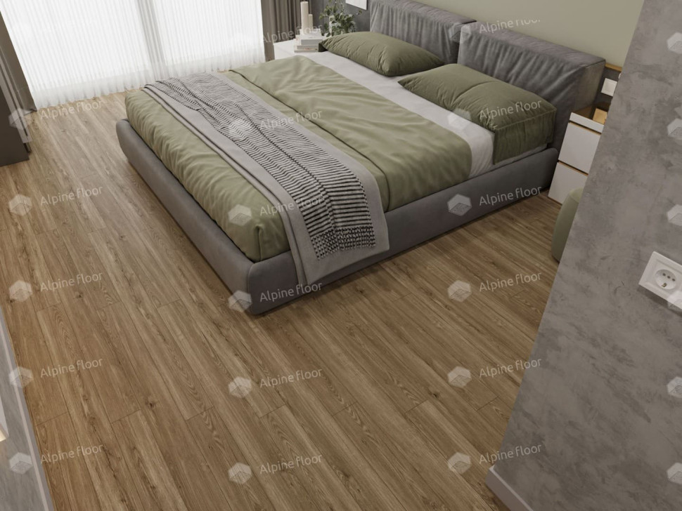 Кварц-винил Alpine floor Секвойя SPC (Sequoia SPC) 6-11 Секвойя Рустикальная