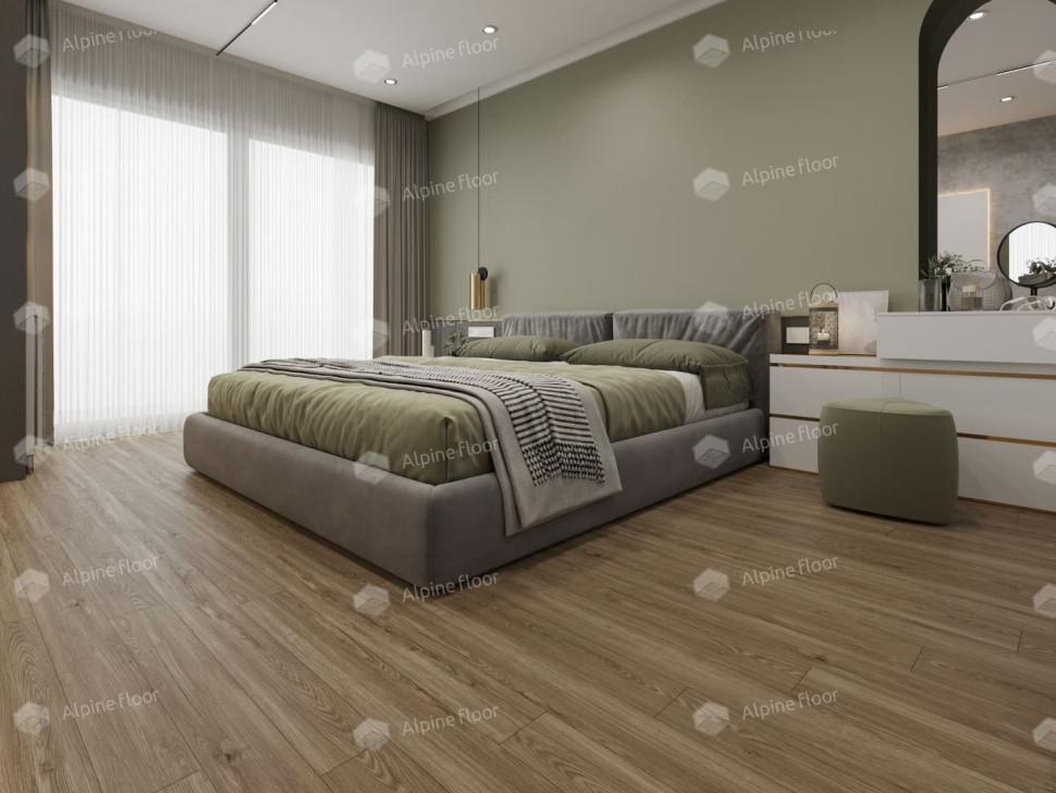 Кварц-винил Alpine floor Секвойя SPC (Sequoia SPC) 6-11 Секвойя Рустикальная