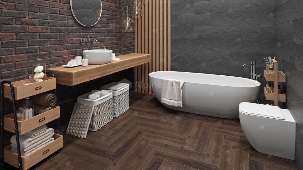 Кварц-винил Alpine floor Parquet light 13-22 Дуб Альферац