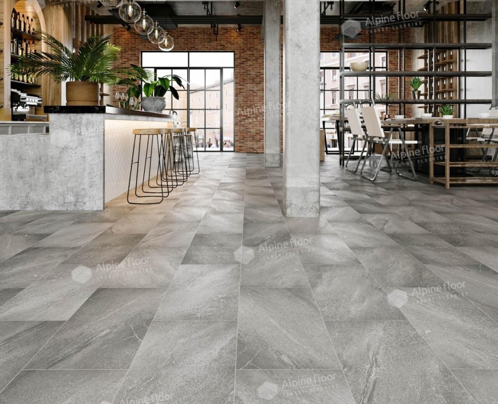 Кварц-винил Alpine floor Light Stone LVT 15-18 Авенгтон 