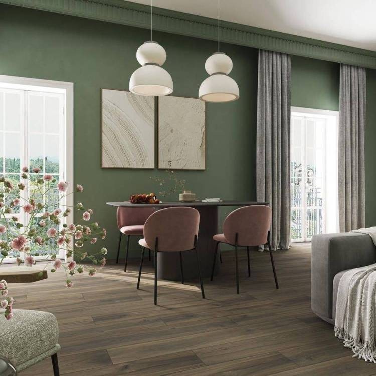 Ламинат Eversense Classic EL1039 Дуб Вирдиа коричневый