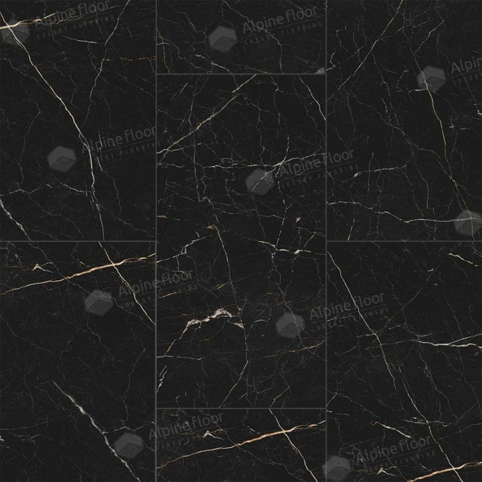 Кварц-винил Alpine floor Light Stone LVT 15-21 Неро 