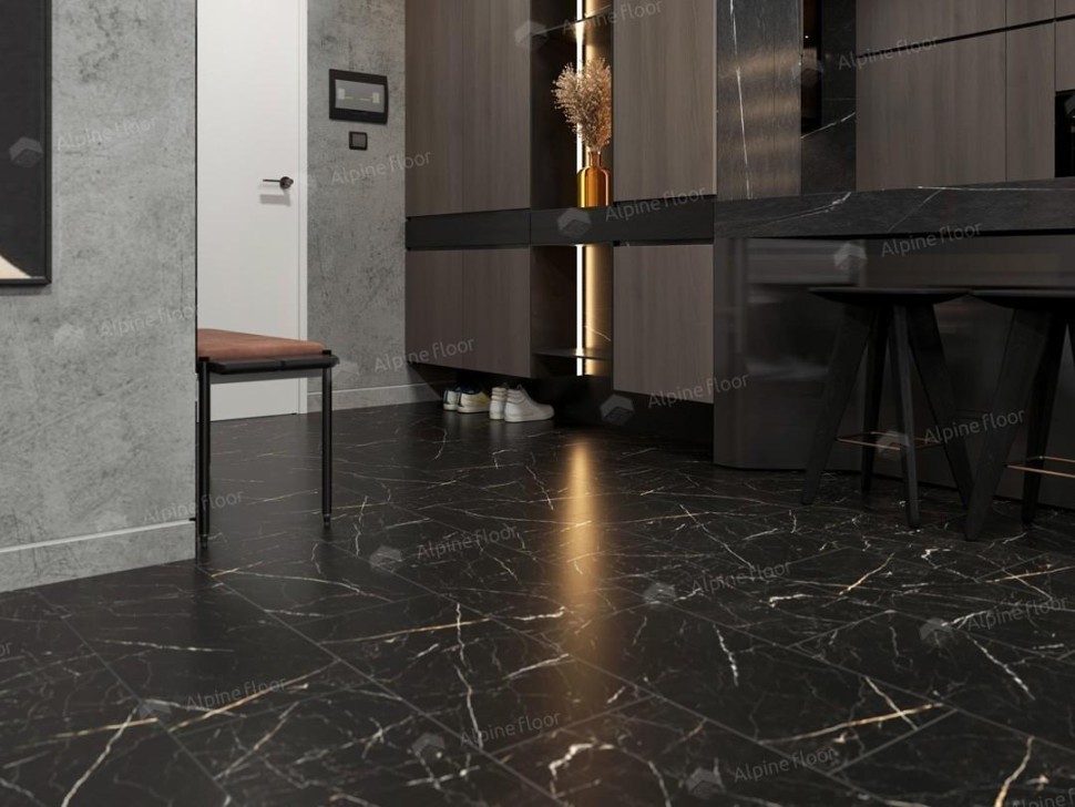 Кварц-винил Alpine floor Light Stone LVT 15-21 Неро 