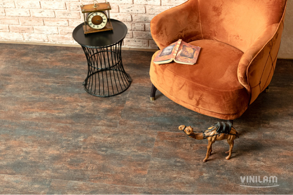 Кварц-винил Vinilam Ceramo Stone 71617 Керамическая Сталь