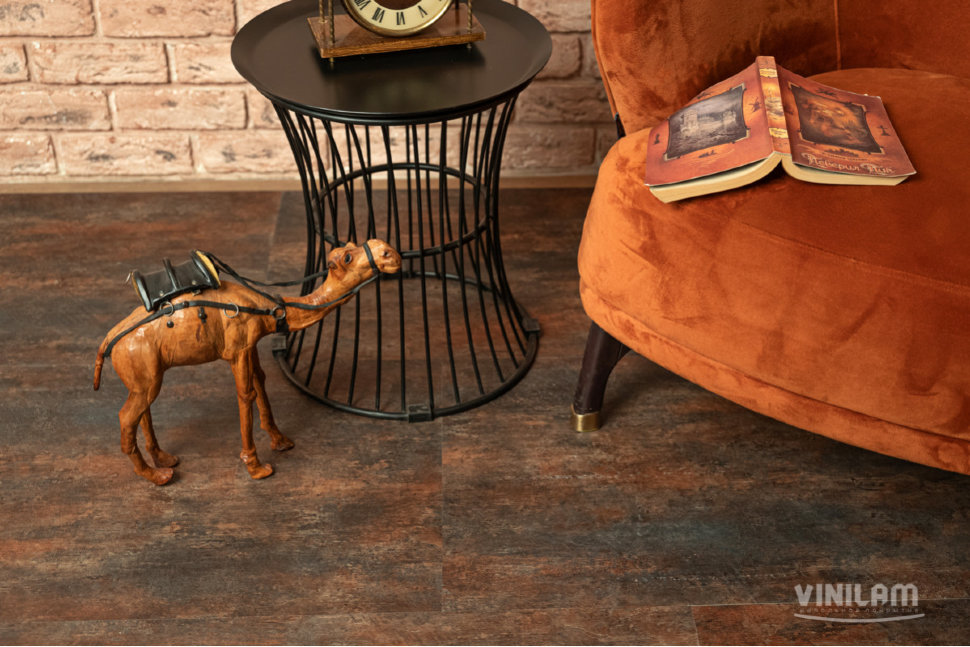 Кварц-винил Vinilam Ceramo Stone 71617 Керамическая Сталь