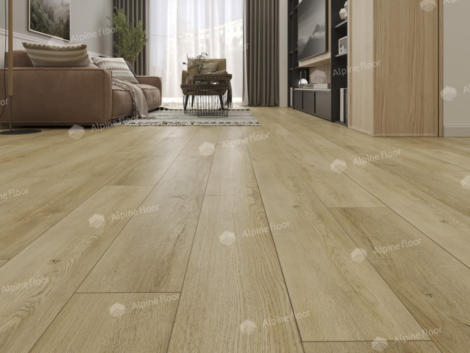 Кварц-винил Alpine floor Ультра 5-33 Дуб Старинный