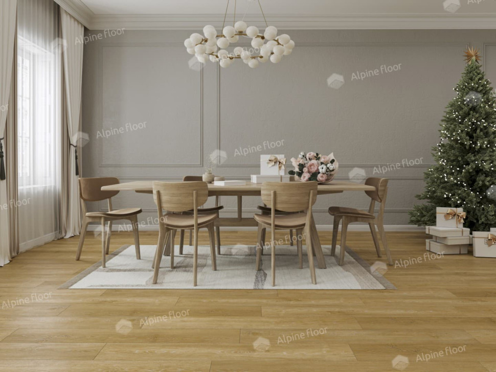 Кварц-винил Alpine floor Ультра 5-35 Дуб Итальянский