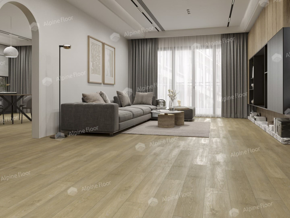 Кварц-винил Alpine floor Ультра 5-36 Дуб Скандинавия