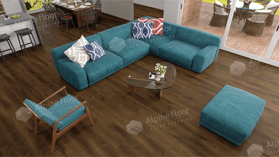 Кварц-винил Alpine floor Liberty Loose Lay 23-4 Дуб Натуральный Изысканный