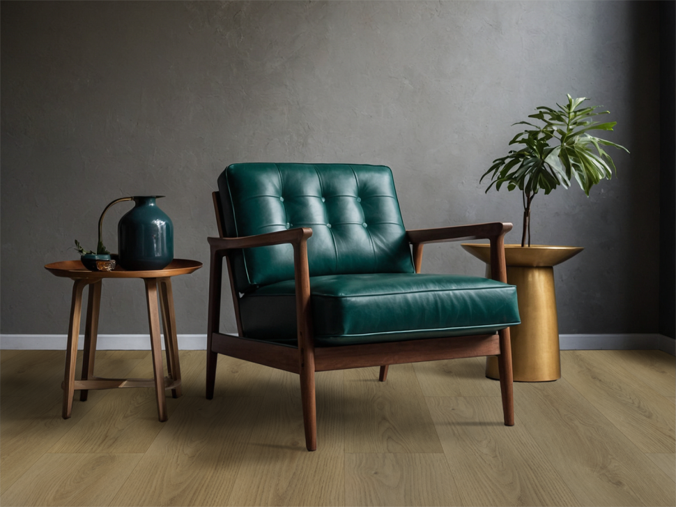 Кварц-винил Kuberpol Wood 607 Эмеральт