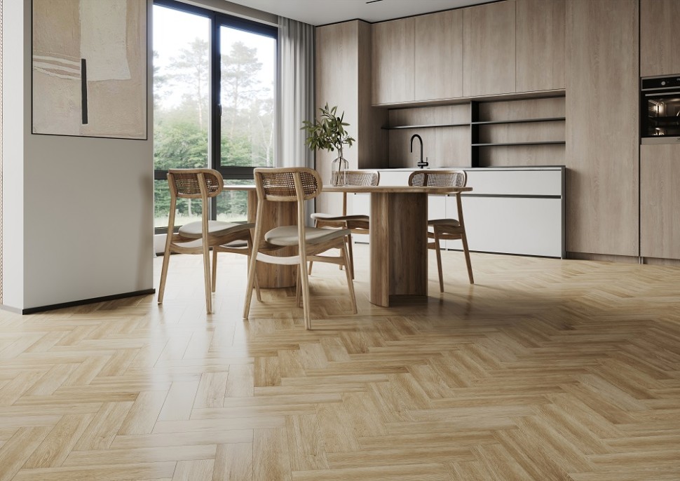Кварц-винил Home Expert Parquet Design 44-7009-64 Дуб Фраппе