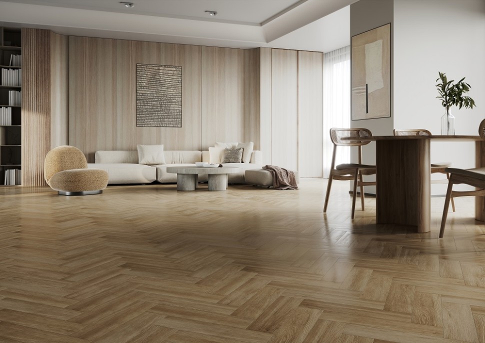 Кварц-винил Home Expert Parquet Design 44-7009-64 Дуб Фраппе