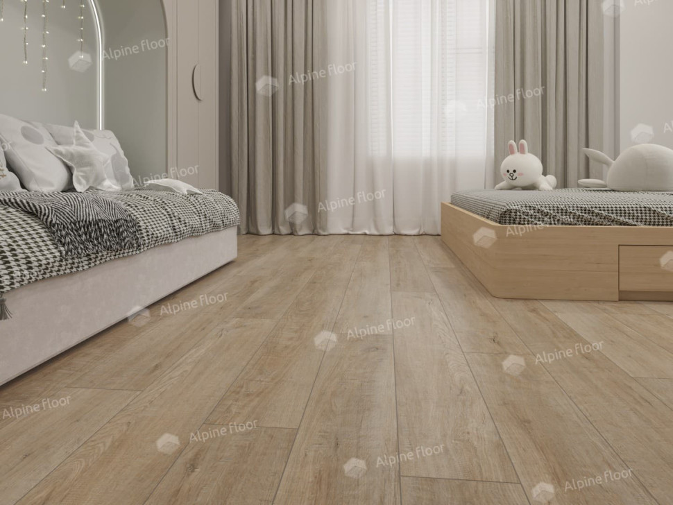 Кварц-винил Alpine floor Ультра 5-39 Дуб Амбер