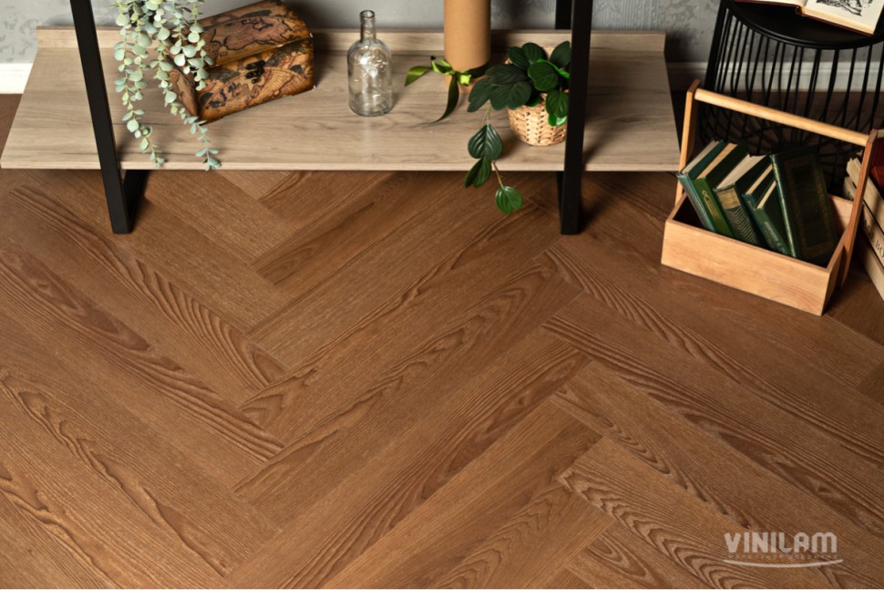 Кварц-винил Vinilam Parquet Herringbone IS11200 Винсент Паркет