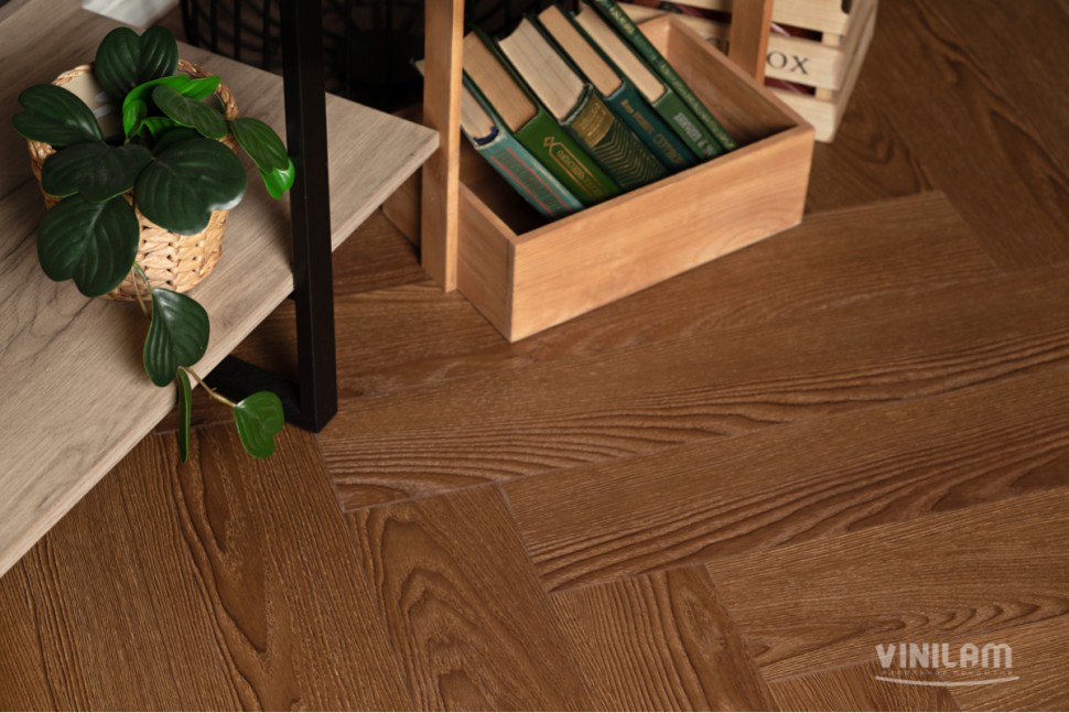 Кварц-винил Vinilam Parquet Herringbone IS11200 Винсент Паркет