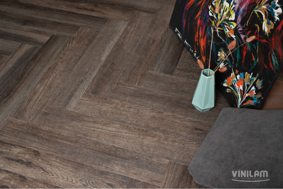 Кварц-винил Vinilam Parquet Herringbone IS11211 Донателло Паркет 