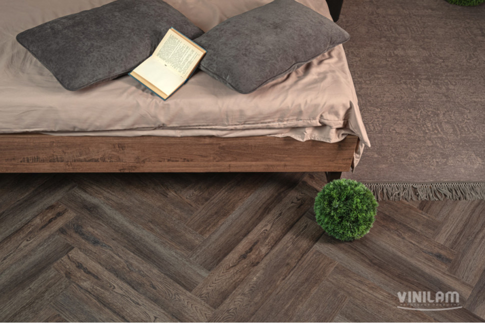 Кварц-винил Vinilam Parquet Herringbone IS11211 Донателло Паркет 