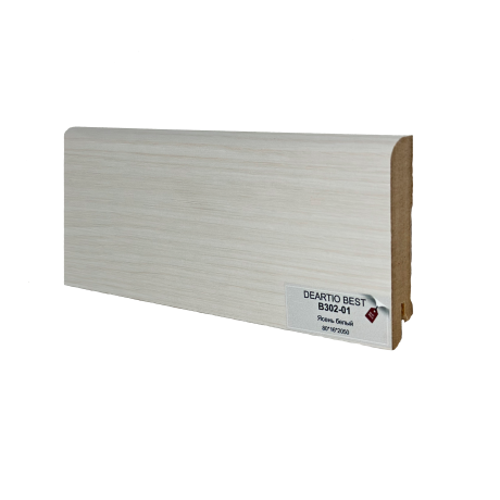Плинтус Deartio В302-01 Ясень белый
