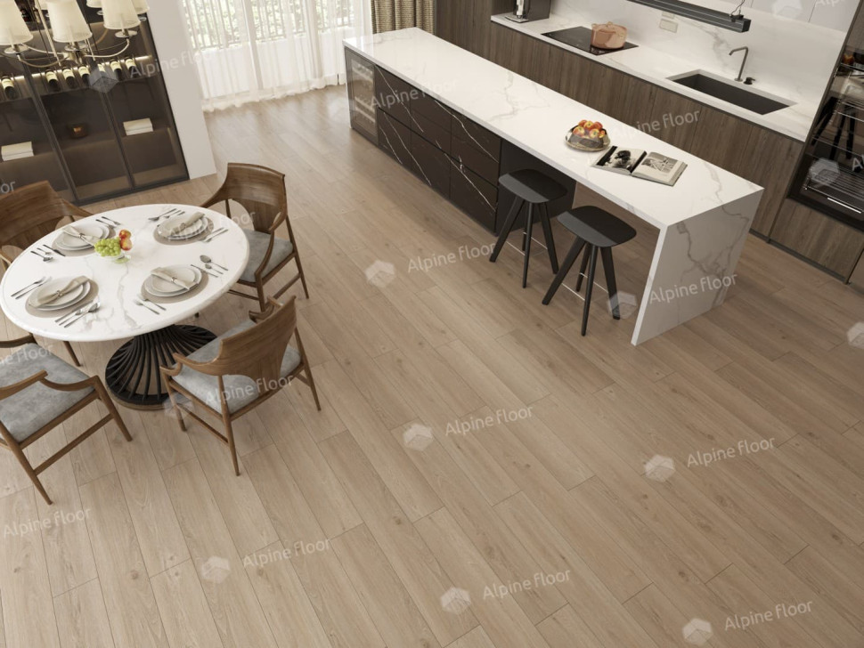 Кварц-винил Alpine floor Ультра 5-28 Дуб Модера