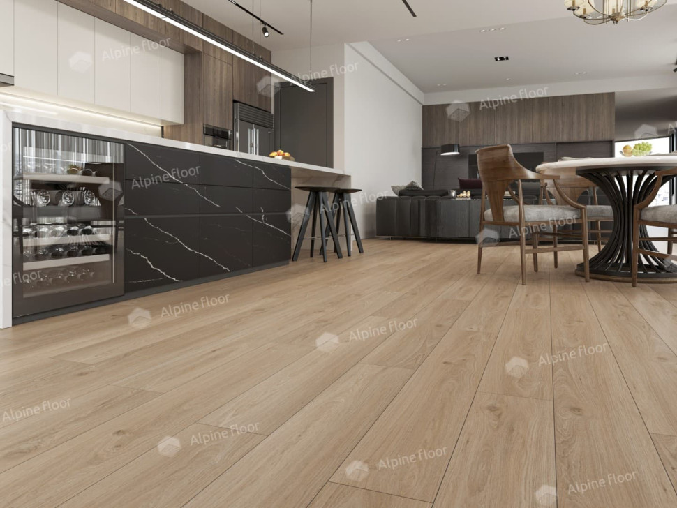 Кварц-винил Alpine floor Ультра 5-28 Дуб Модера