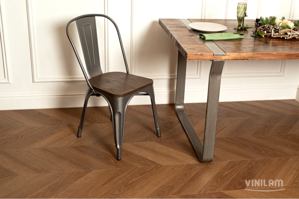 Кварц-винил Vinilam Parquet Chevron I1651102 Шеврон Плезир
