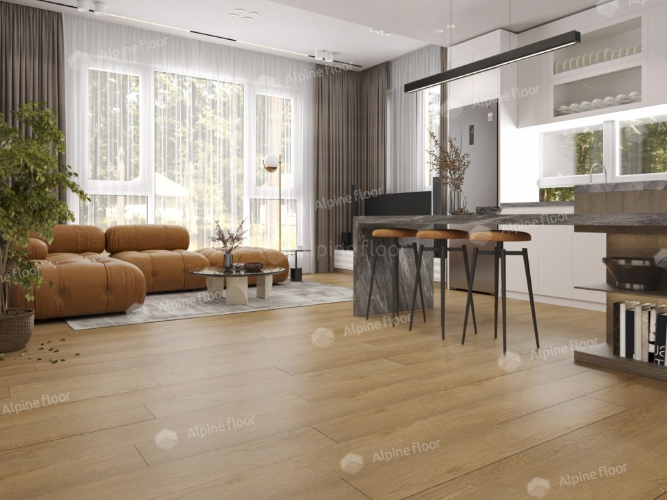 Кварц-винил Alpine floor Classic 173-6 Клен классический MC