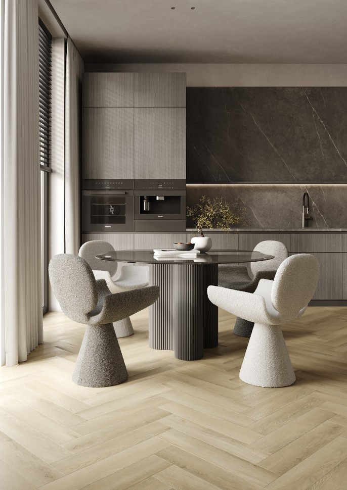 Кварц-винил Fargo Bevel Parquet Дуб Манчестер 33-6191-3