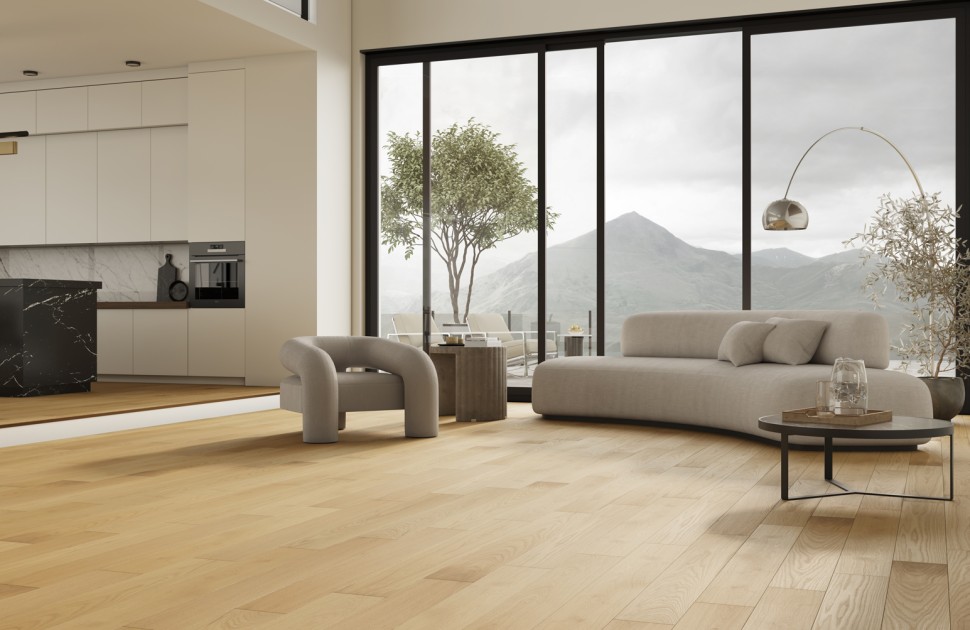 Кварцевый паркет Quartz Parquet Классик 5 мм 463 Дуб Медовый Раф