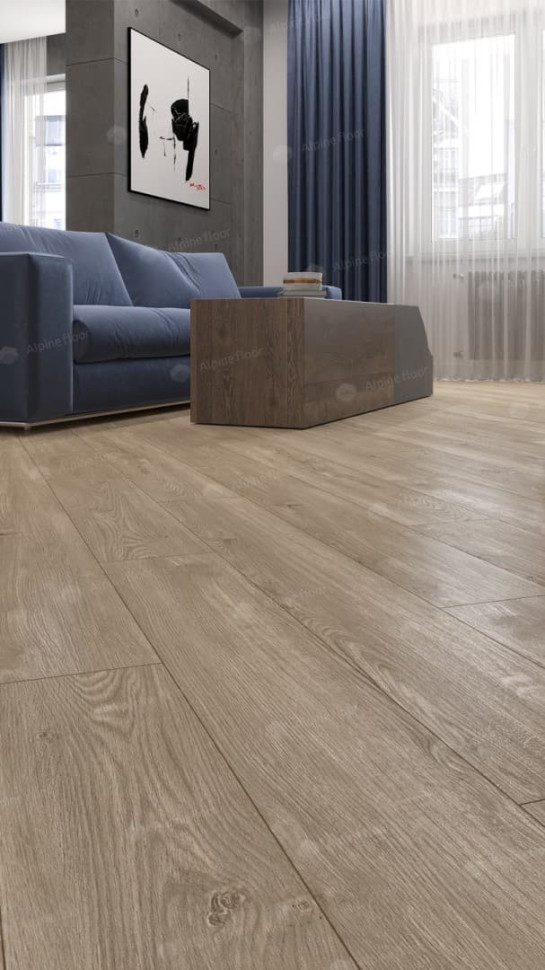 Кварц-винил Alpine floor Секвойя LVT 6-2 Секвойя Коньячная