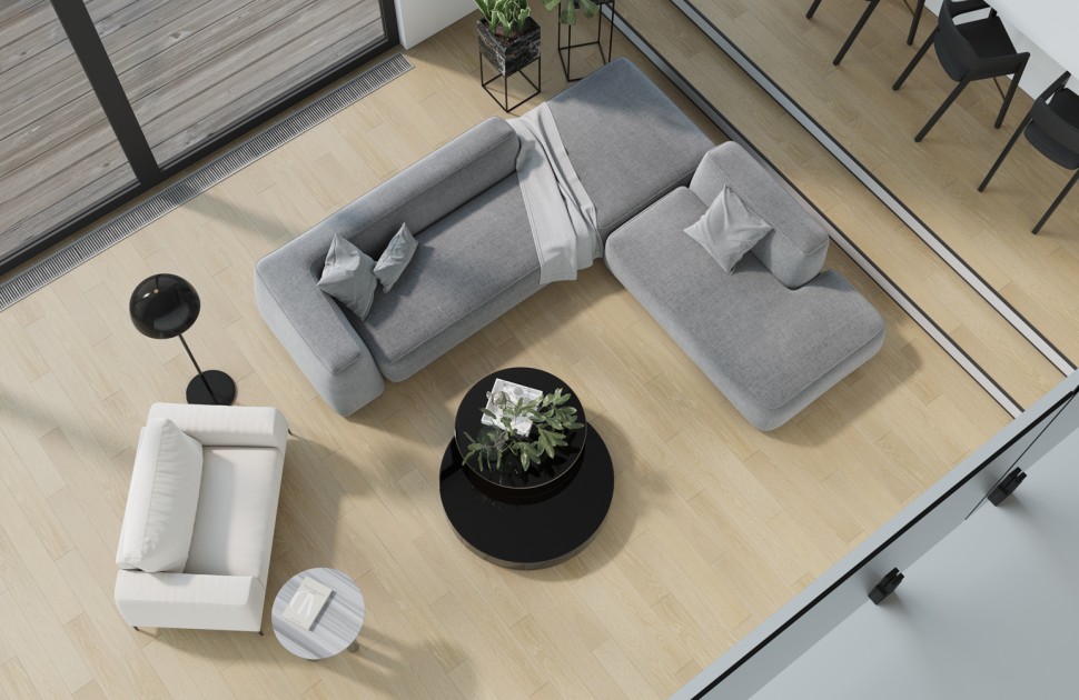 Кварцевый паркет Quartz Parquet Классик 5 мм 418 Дуб Австрийский