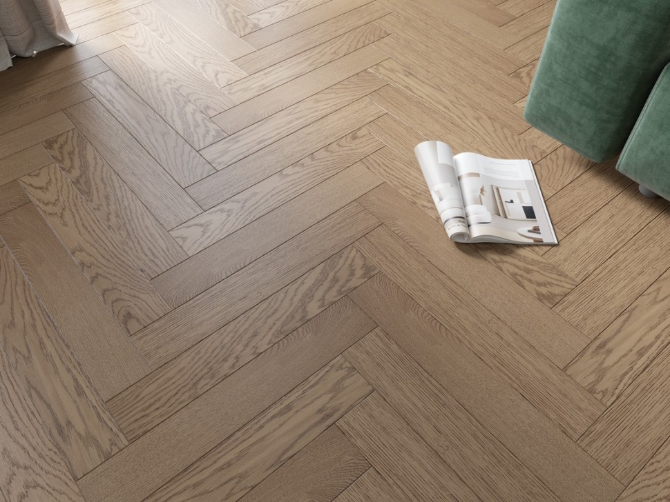 Инженерная доска Eppe Alberga Английская елка AL1205 Дуб Cashmere