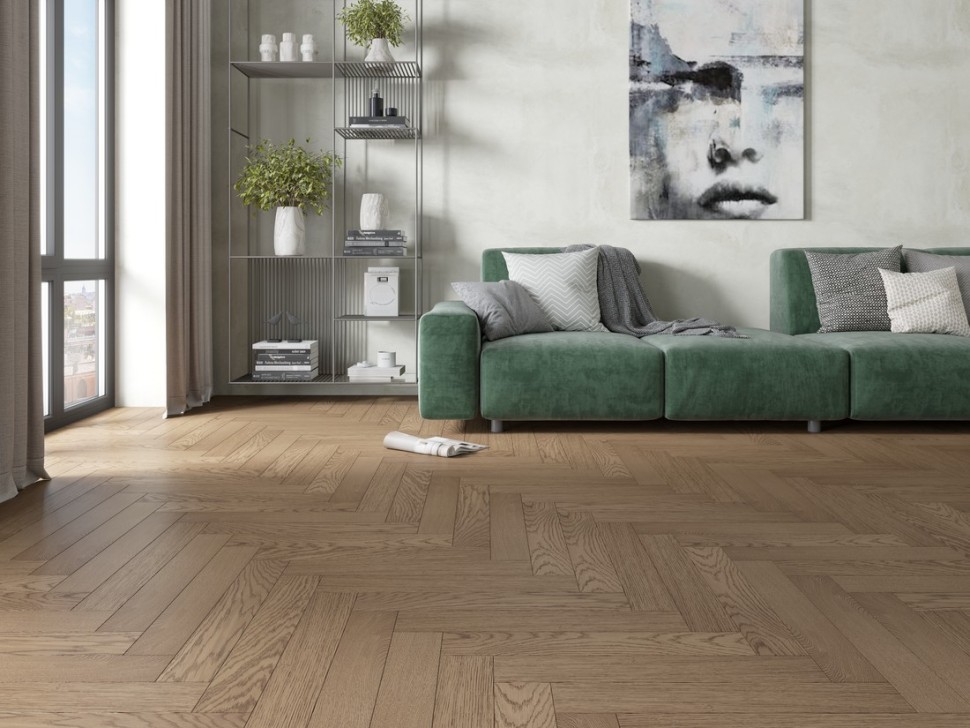 Инженерная доска Eppe Alberga Английская елка AL1205 Дуб Cashmere